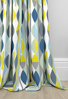 Mabel, Bluebell - Made to Measure Curtains